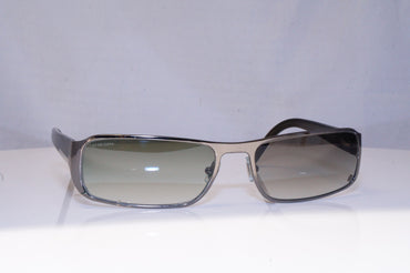 PRADA Mens Designer Sunglasses Silver Rectangle SPR 52F 5AV-4M1 19029