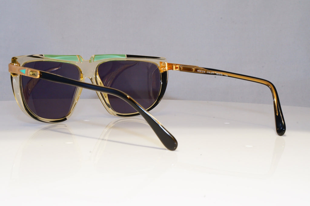 CAZAL Mens Womens Designer Sunglasses Gold Rectangle NOS 316 277 21058