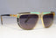 CAZAL Mens Womens Designer Sunglasses Gold Rectangle NOS 316 277 21058