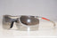 PRADA Mens Designer Mirror Sunglasses Silver Wrap SPS 53M 1BC-2B0 15077