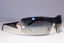 BVLGARI Mens Womens Vintage Designer Sunglasses Black Shield 6008 102/8G 20186