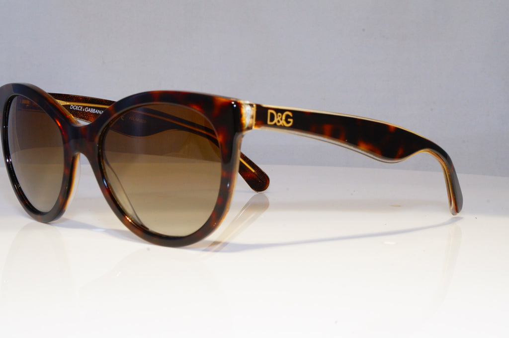 DOLCE & GABBANA Womens Polarized Designer Sunglasses Brown DG 4192 2738/T5 21049