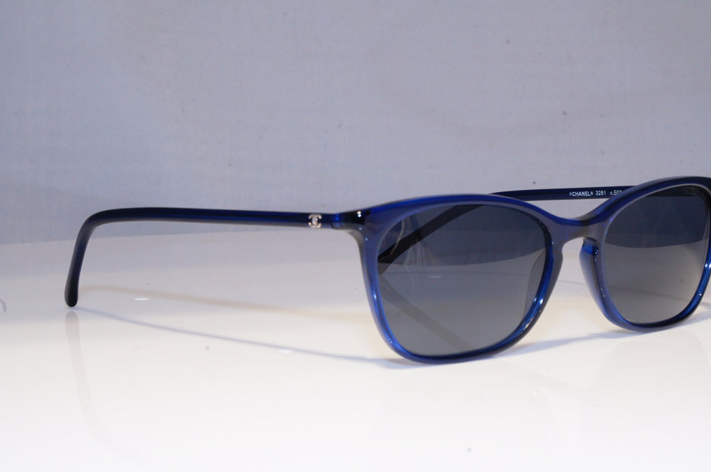 CHANEL Womens Designer Sunglasses Blue Rectangle OPTI 3281 503 20192