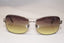 BVLGARI Mens Unisex Designer Sunglasses Silver Aviator 630 104/6A 16245