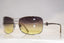 DIOR 1990 Vintage Womens Designer Sunglasses Gold Square 2499 42 16182