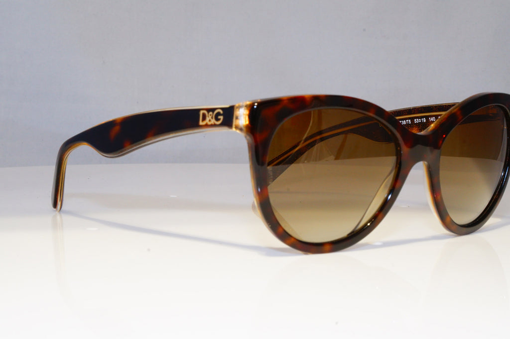 DOLCE & GABBANA Womens Polarized Designer Sunglasses Brown DG 4192 2738/T5 21049