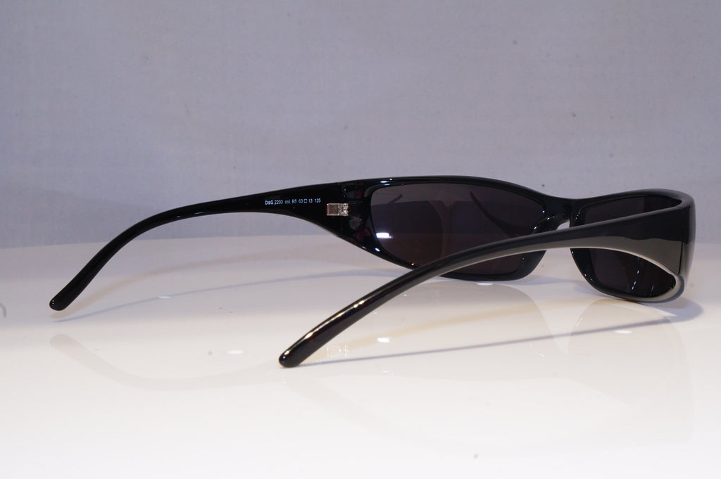 DOLCE & GABBANA Mens Designer Sunglasses Black Rectangle D&G 2203 B5 20187