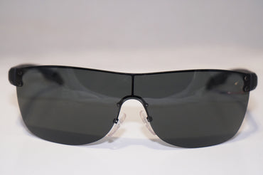 PRADA Mens Designer Sunglasses Black Shield SPS 56P 1BO-1A1 15129