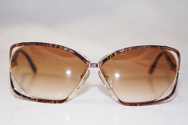 DIOR 1990 Vintage Womens Designer Sunglasses Gold Square 2499 42 16182