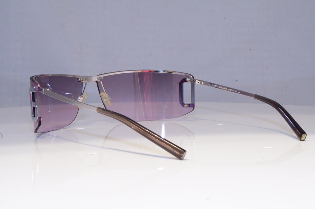 DOLCE & GABBANA Mens Womens Vintage Designer Sunglasses Silver DG 6105 F83 20165