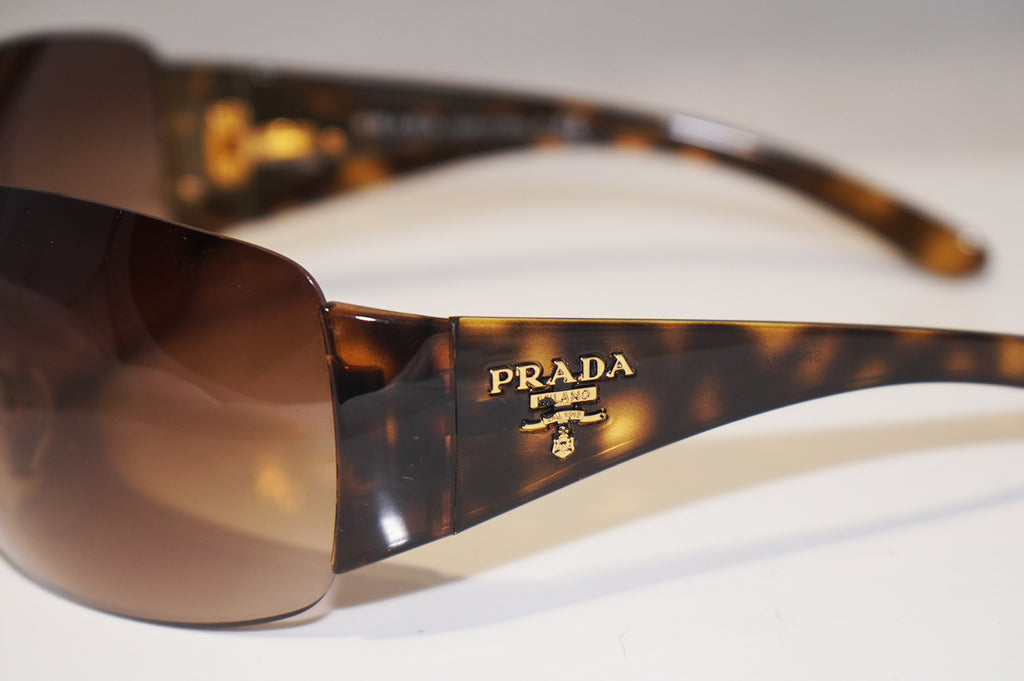 PRADA Womens Designer Sunglasses Brown Shield SPR 22M 2AU-6S1 15052