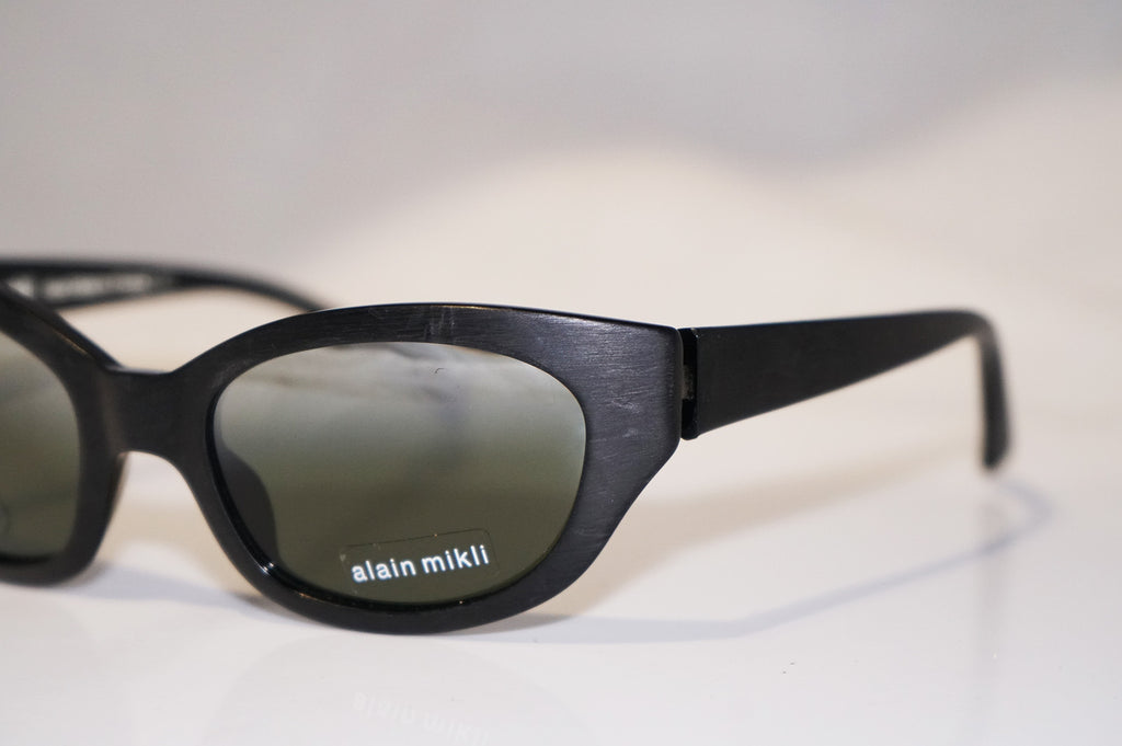 ALAIN MIKLI Womens Designer Sunglasses Black Cat Eye AL1068 0001 16449