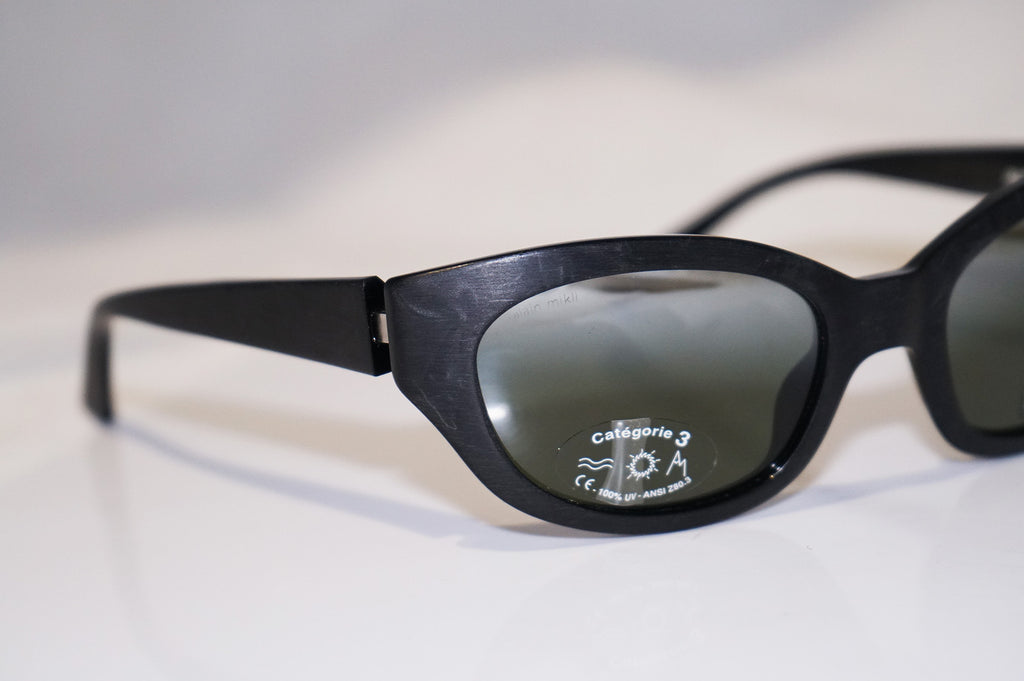 ALAIN MIKLI Womens Designer Sunglasses Black Cat Eye AL1068 0001 16449