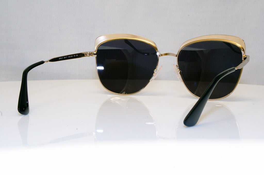 PRADA Womens Designer Sunglasses Gold Butterfly SPR 51T VAQ-1CO 17746