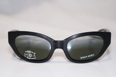 ALAIN MIKLI Womens Designer Sunglasses Black Cat Eye AL1068 0001 16449