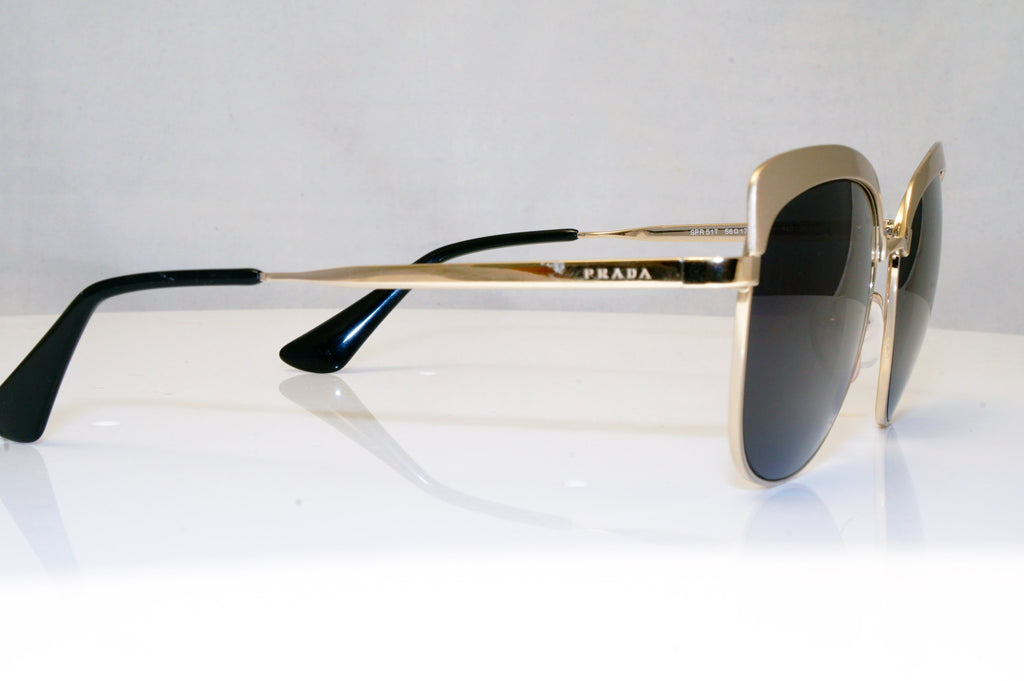 PRADA Womens Designer Sunglasses Gold Butterfly SPR 51T VAQ-1CO 17746