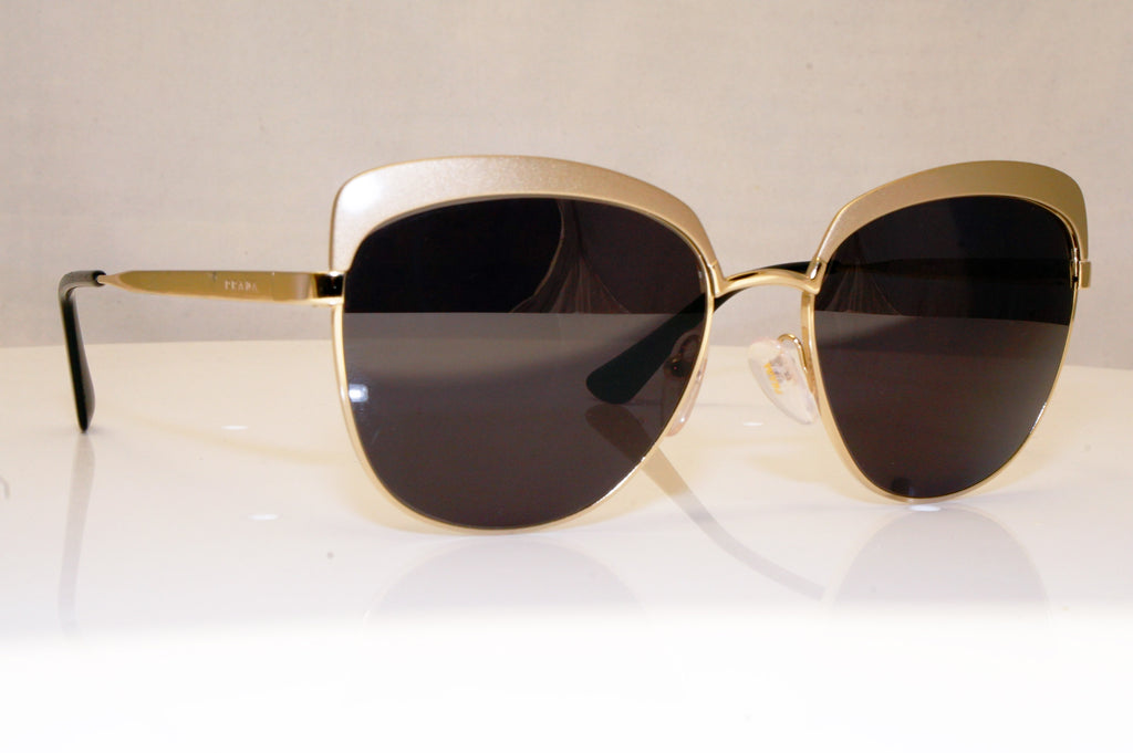 PRADA Womens Designer Sunglasses Gold Butterfly SPR 51T VAQ-1CO 17746