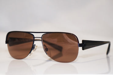 ALAIN MIKLI Mens Unisex Designer Sunglasses Brown Pilot AL1209 M047 16444