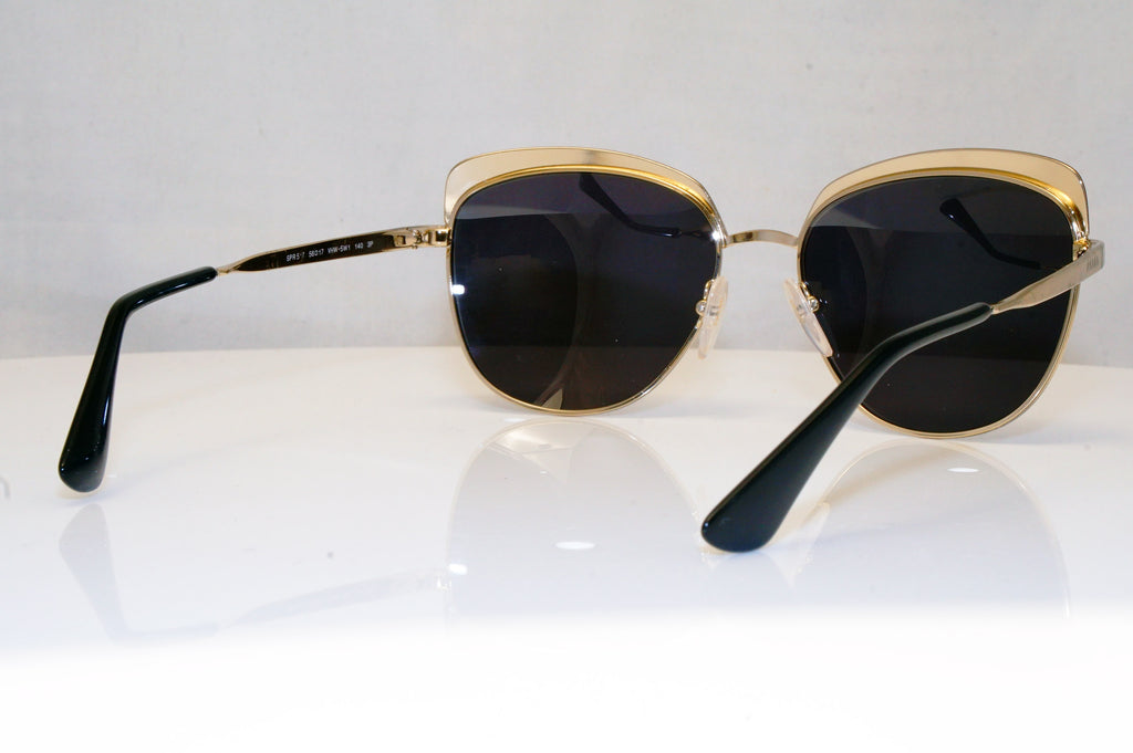PRADA Womens Designer Sunglasses Gold Butterfly SPR 51T VHW-5W1 17716