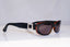 BVLGARI Womens Vintage 1990 Designer Sunglasses Brown Rectangle 811 536/63 19036