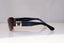 BVLGARI Womens Vintage 1990 Designer Sunglasses Brown Rectangle 811 536/63 19036