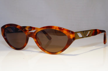 EMPORIO ARMANI Womens Vintage Designer Sunglasses Brown Rectangle 530 144 21044