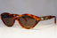 EMPORIO ARMANI Womens Vintage Designer Sunglasses Brown Rectangle 530 144 21044