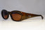 GUCCI Mens Womens Vintage Designer Sunglasses Brown Rectangle GG 2432 9UE 21037