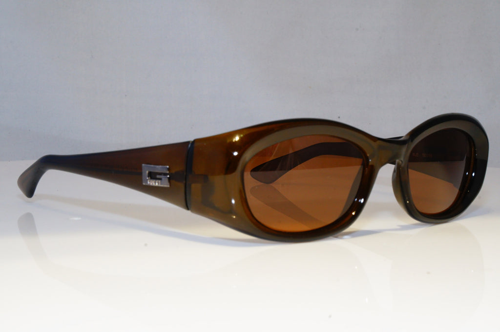 GUCCI Mens Womens Vintage Designer Sunglasses Brown Rectangle GG 2432 9UE 21037