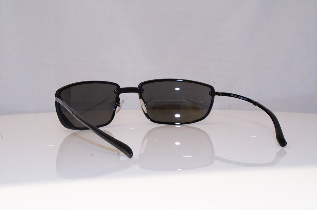 GUCCI Mens Vintage 1990 Designer Sunglasses Black Wrap GG 1691 006 18999