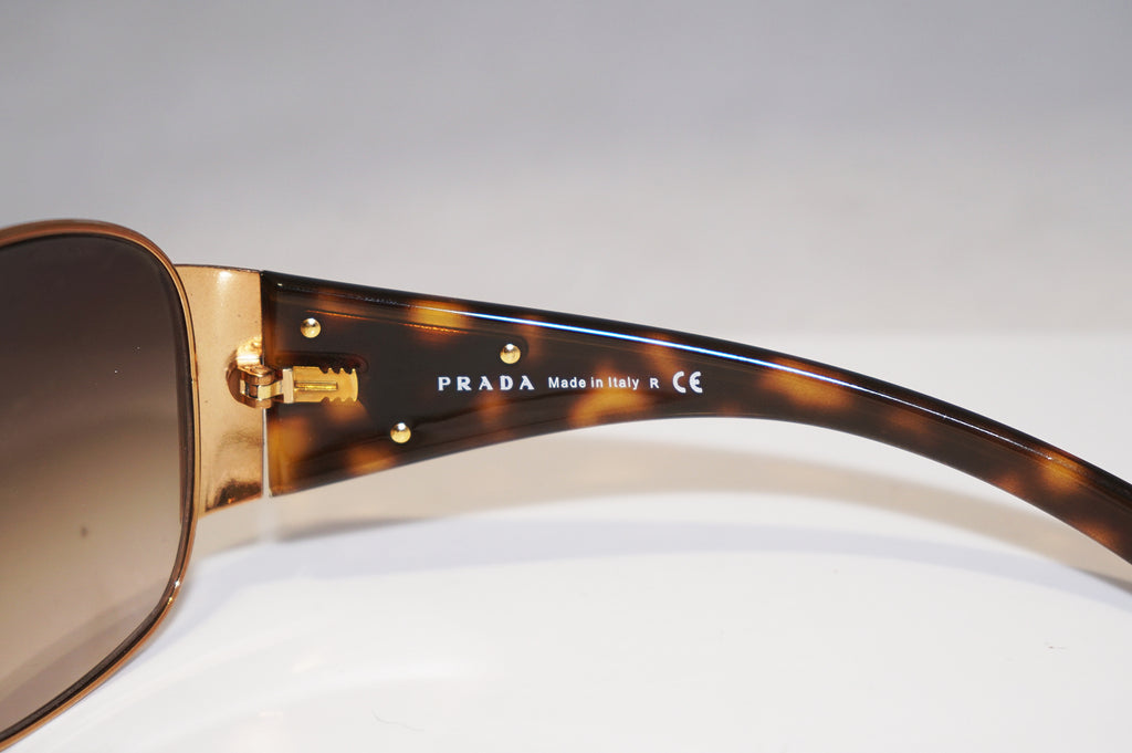 PRADA Mens Womens Unisex Designer Sunglasses Brown Shield SPR 57L 7OE-6S1 15201