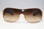 PRADA Mens Womens Unisex Designer Sunglasses Brown Shield SPR 57L 7OE-6S1 15201