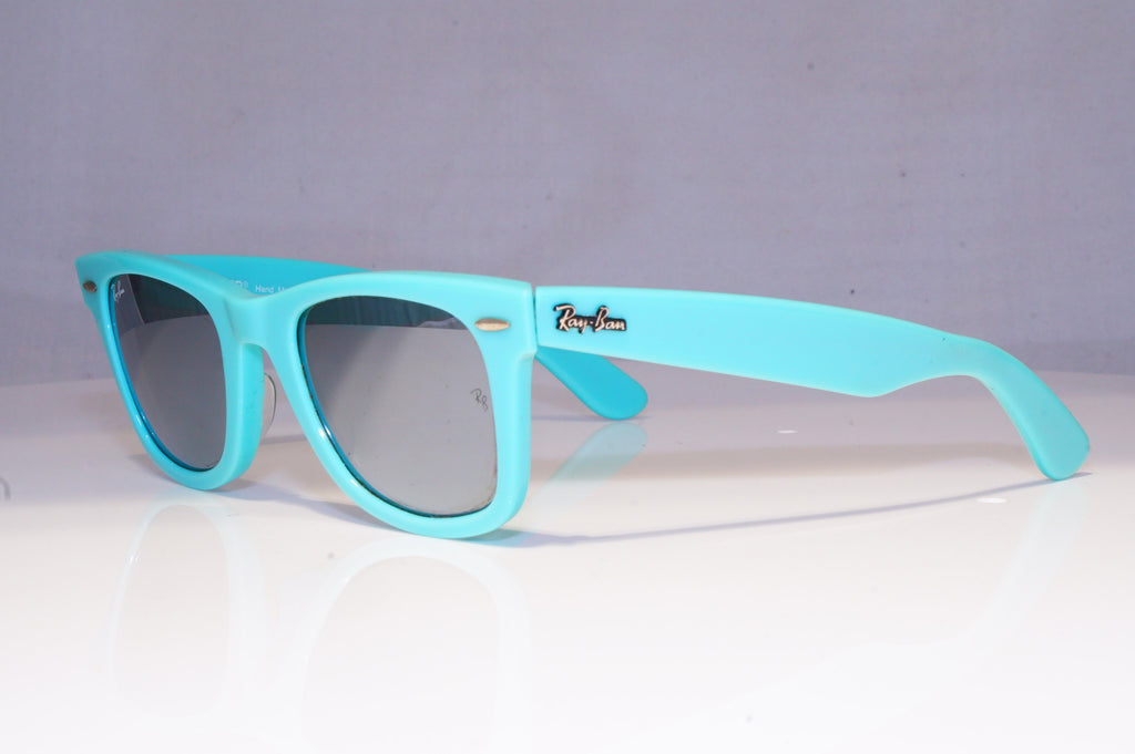 RAY-BAN Mens Womens Mirror Designer Sunglasses Teal Wayfarer AQUA RB 2140 19771