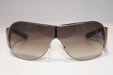 PRADA Mens Womens Unisex Designer Sunglasses Black Shield SPR 57L 5AV-3M1 15101