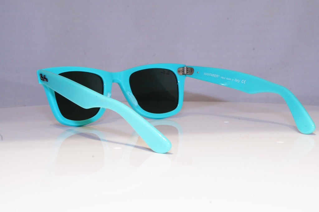 RAY-BAN Mens Womens Mirror Designer Sunglasses Teal Wayfarer AQUA RB 2140 19771