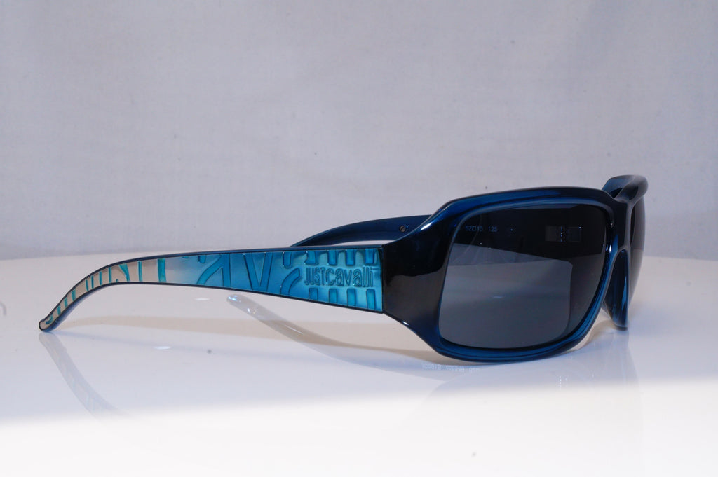 JUST CAVALLI Mens Designer Sunglasses Blue Rectangle JCO91S 549 19007