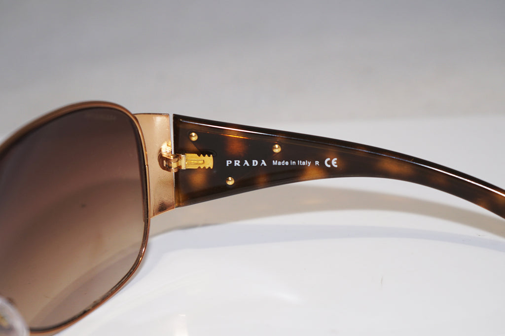 PRADA Mens Womens Unisex Designer Sunglasses Brown Shield SPR 57L 7OE-6S1 15092