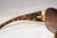 PRADA Mens Womens Unisex Designer Sunglasses Brown Shield SPR 57L 7OE-6S1 15092