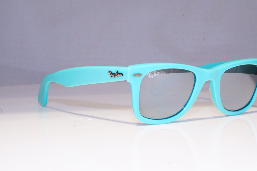 RAY-BAN Mens Womens Mirror Designer Sunglasses Teal Wayfarer AQUA RB 2140 19771