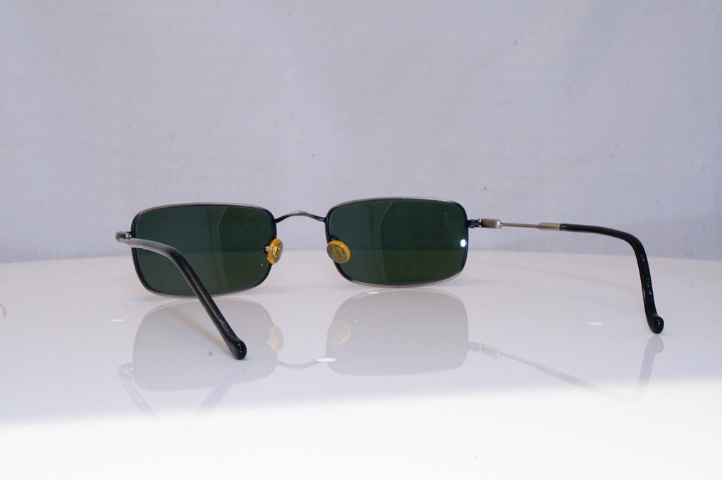RAY-BAN Mens Vintage 1990 Designer Sunglasses Silver Rectangle W2976 BLK 18997