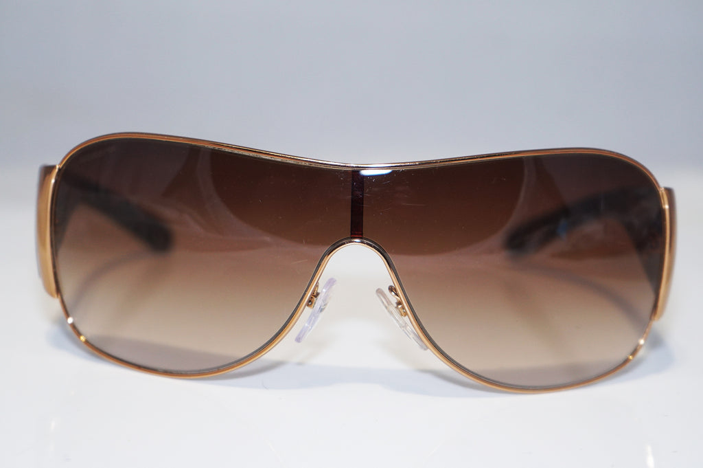 PRADA Mens Womens Unisex Designer Sunglasses Brown Shield SPR 57L 7OE-6S1 15092