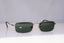 RAY-BAN Mens Vintage 1990 Designer Sunglasses Silver Rectangle W2976 BLK 18997