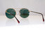 PRADA Womens Mirror Designer Sunglasses Gold Oval SPR 54R ZVN-5L2 17944