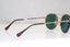 PRADA Womens Mirror Designer Sunglasses Gold Oval SPR 54R ZVN-5L2 17944