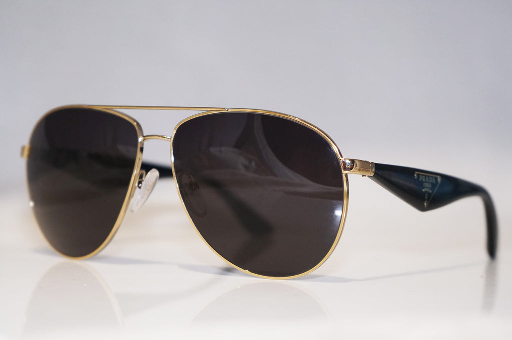 PRADA Mens Designer Sunglasses Brown Aviator SPR 53Q ZVN-1X1 15161