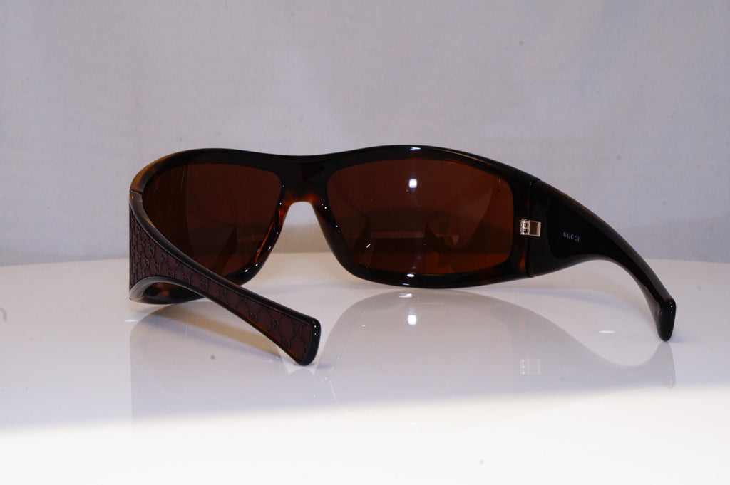 GUCCI Mens Womens Unisex Designer Sunglasses Brown Wrap GG 1560 V0873 18991