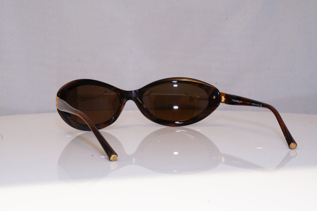 CHANEL Womens Designer Sunglasses Brown Oval 5027 617 19037