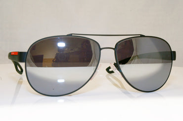 PRADA Mens Mirror Designer Sunglasses Green Aviator SPS 55Q DG0-5X1 17969