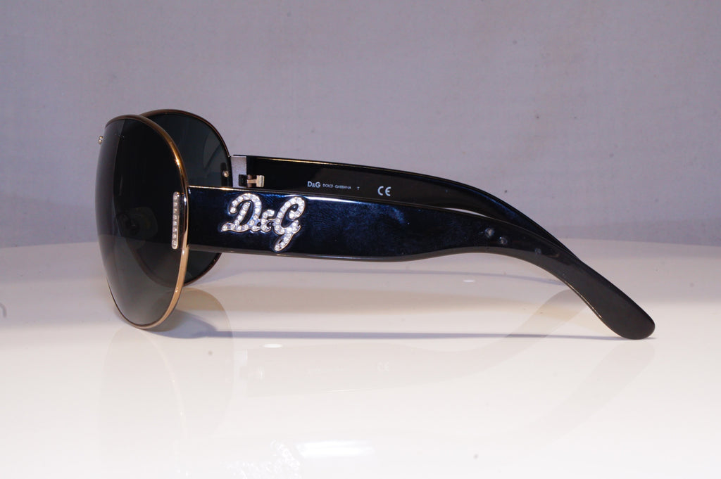 DOLCE & GABBANA Womens Designer Sunglasses Black Shield D&G 6022 079/87 19770