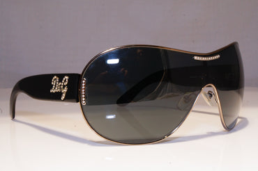 DOLCE & GABBANA Womens Designer Sunglasses Black Shield D&G 6022 079/87 19770